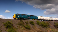 55022 passes over the Woodhorn Cruve